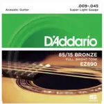 zice za akusticnu gitaru d'addario ez890 9-45